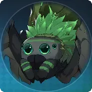 大切なクモの繭画像