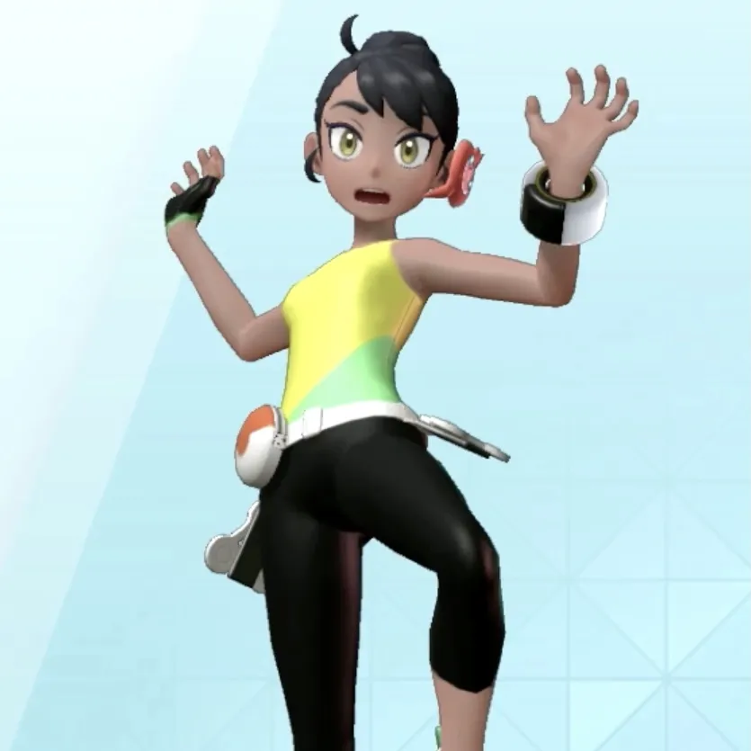 びっくりなポーズ