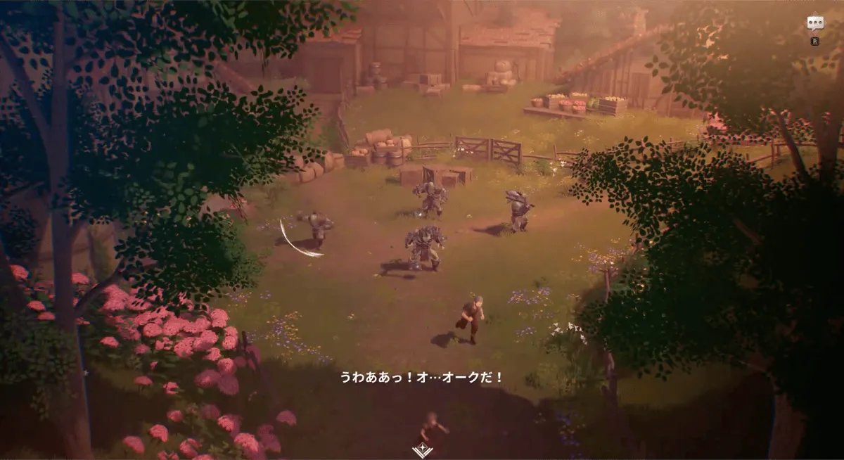 オークの襲撃を退ける