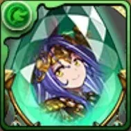 芸術神・ミューズのブローチの画像