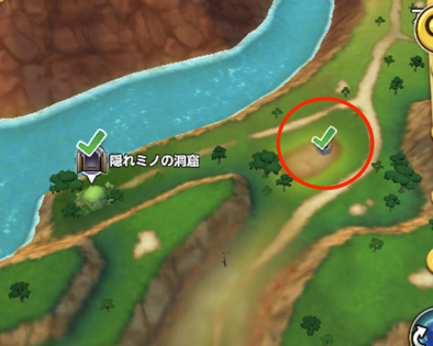 隠れミノの洞窟東の画像