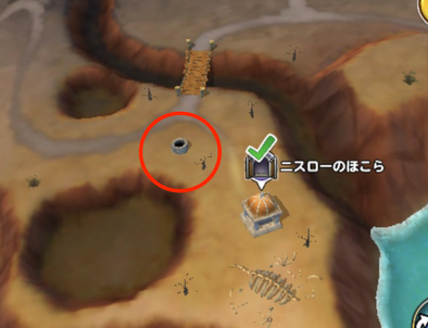 ニスローのほこら北西の画像