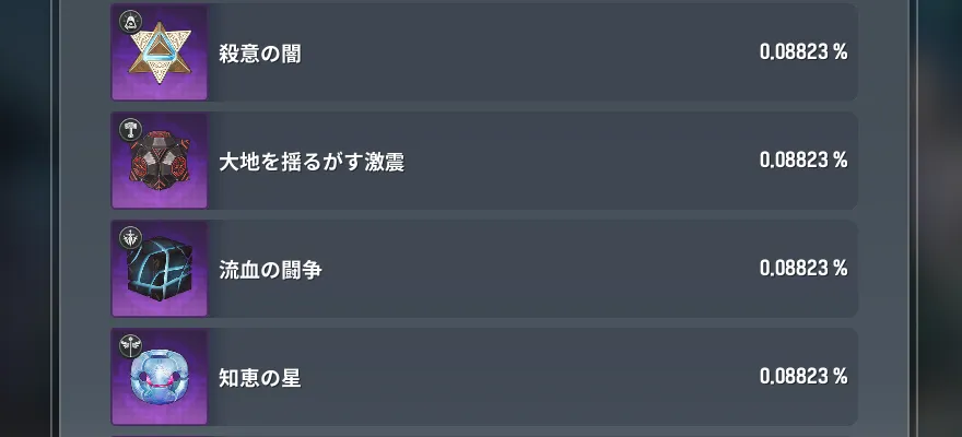 ガチャから排出される