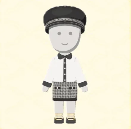 スパイシーバイカラーシャツコーデ画像