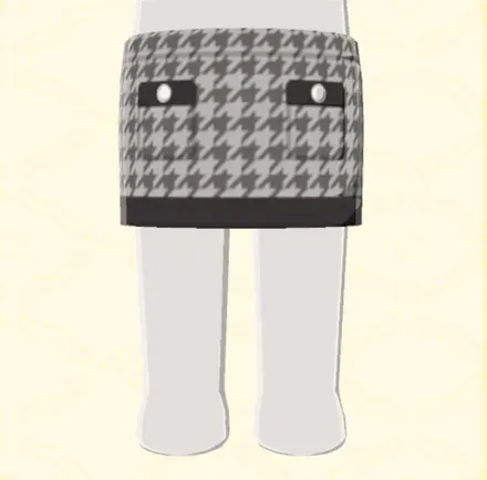 千鳥柄スカート画像