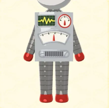 ブリキのロボット画像