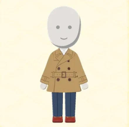 キリッとトレンチコーデ画像