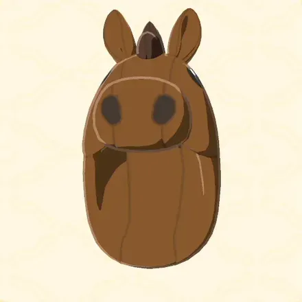 ウマのかぶりもの画像