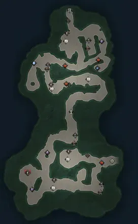 ファウケス洞窟のマップ