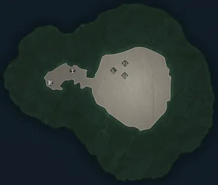 番人の休憩所のマップ