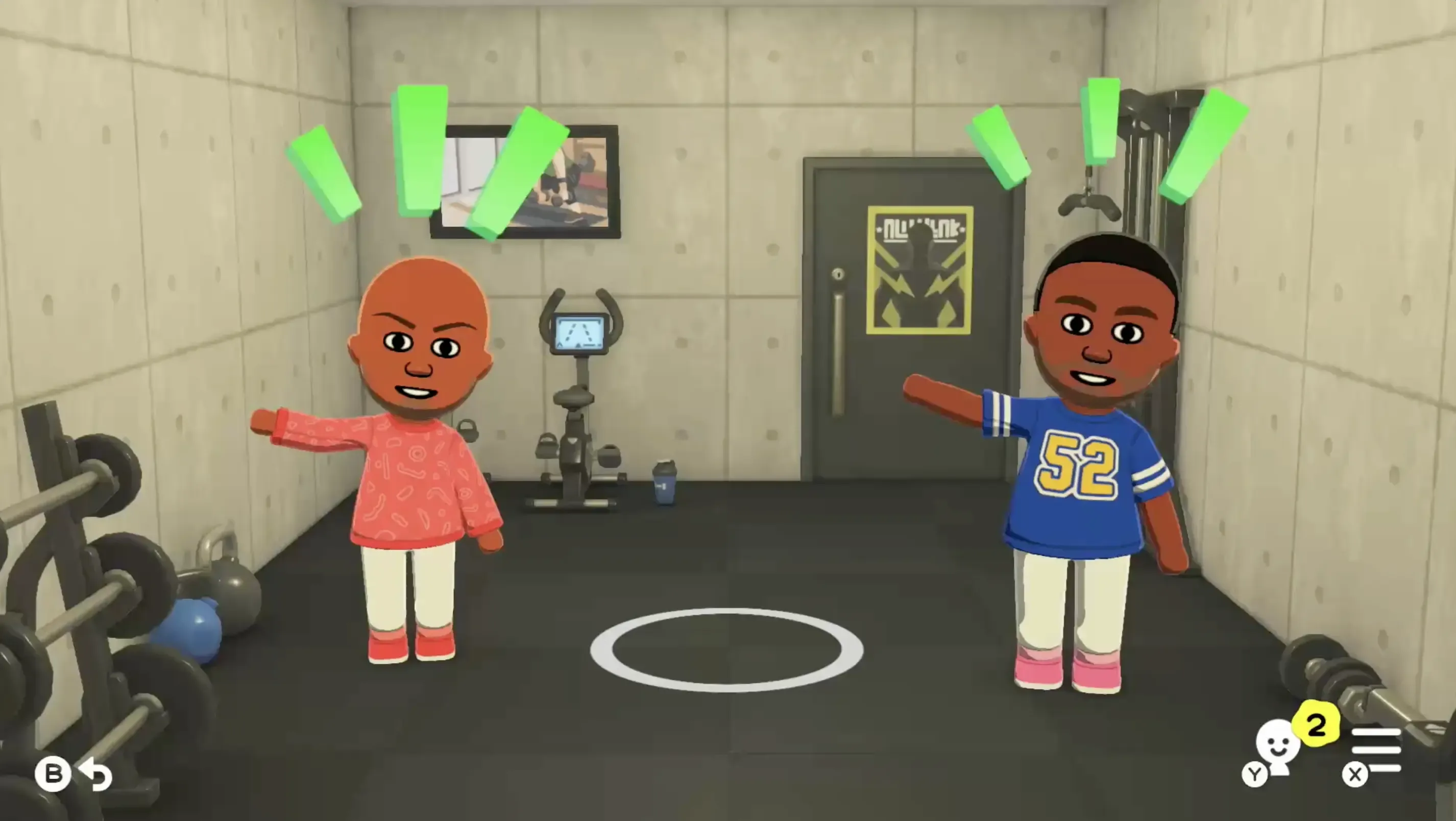 緑の吹き出しをタップで発生