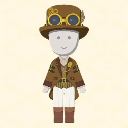 スチームパンクコートセット画像