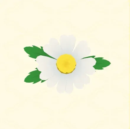 デイジーの花飾り画像