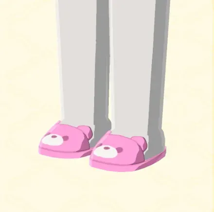 くまのスリッパ画像