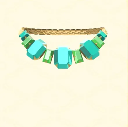 ビジューネックレス画像