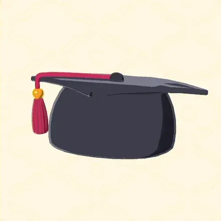 学士帽画像
