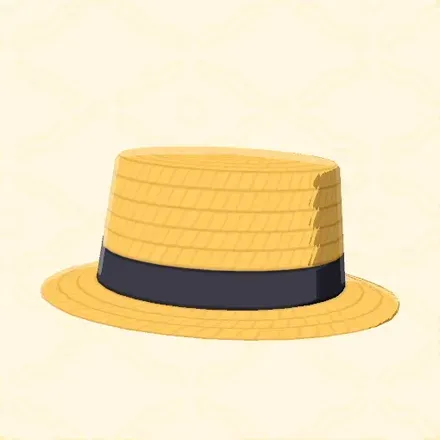 カンカン帽画像