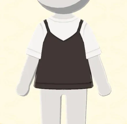 キャミソールxTシャツ画像