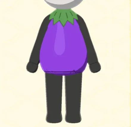 ナスの着ぐるみ画像