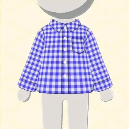 ギンガムチェックシャツ画像