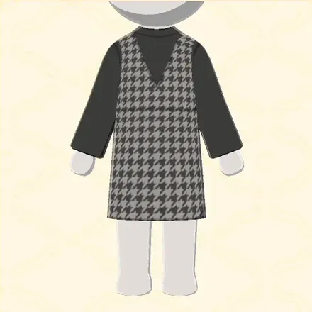 千鳥柄ワンピース画像