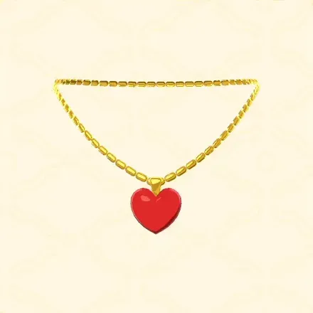 ハートのペンダント画像