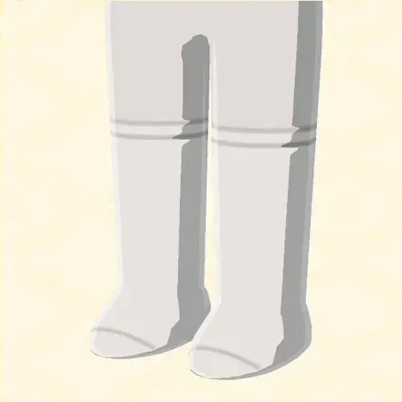 シンプルニーソックス画像