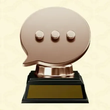 銅のフキダシ画像