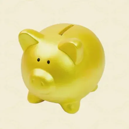 ブタの貯金箱画像