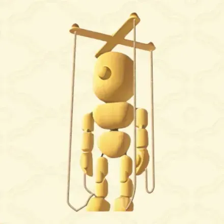 あやつり人形画像