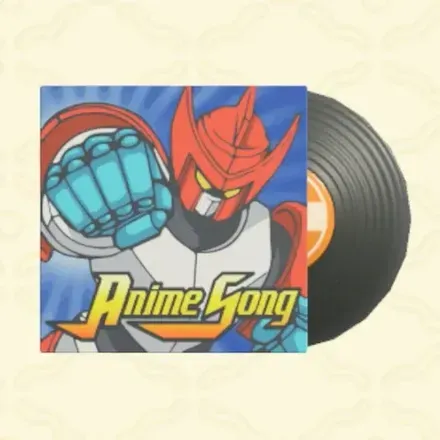 アニメソングのレコード画像