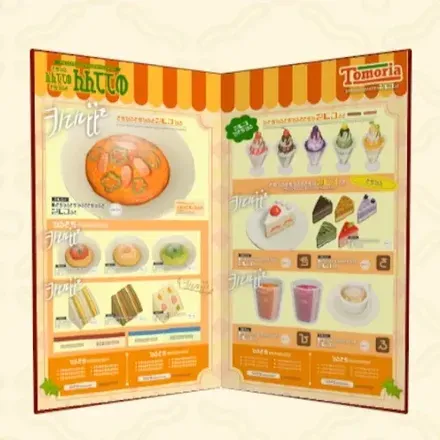 レストランのメニュー画像