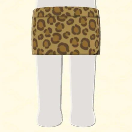 レオパード柄タイトミニスカート画像