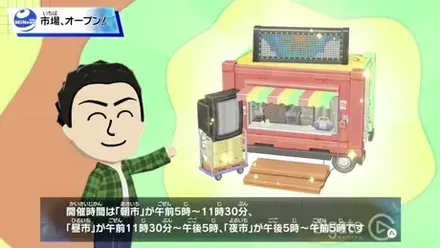 市場の開催時間