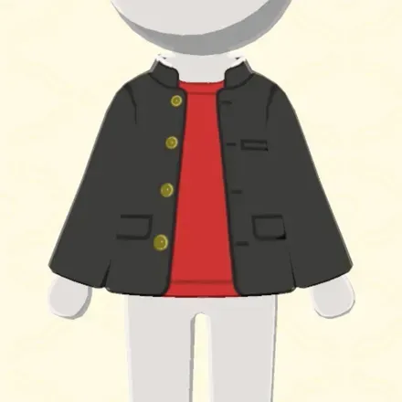 前開き学ラン画像