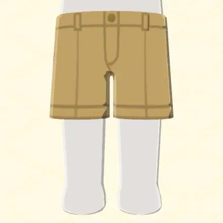 シンプルハーフパンツ画像