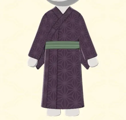 麻の葉の浴衣画像