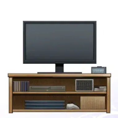 テレビセット画像