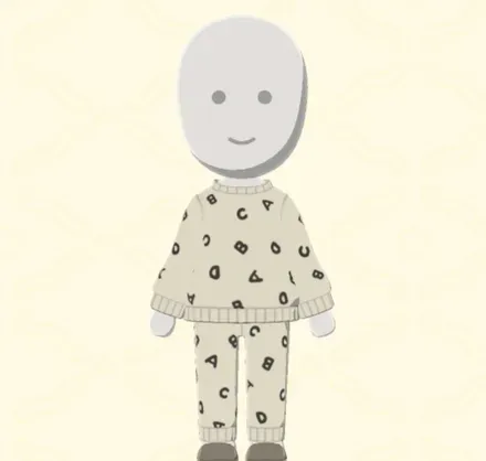 ABCルームウェアセット画像