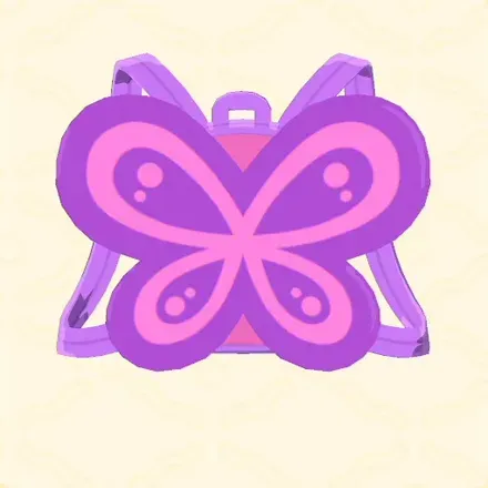 ちょうちょリュック画像