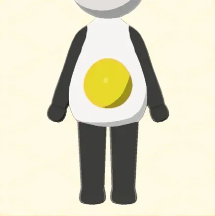 目玉焼きの着ぐるみ画像