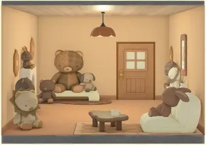 ぬいぐるみスタイル画像