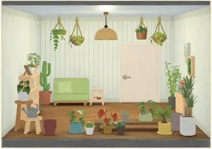 ボタニカルスタイル画像