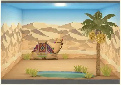 砂漠スタイル画像