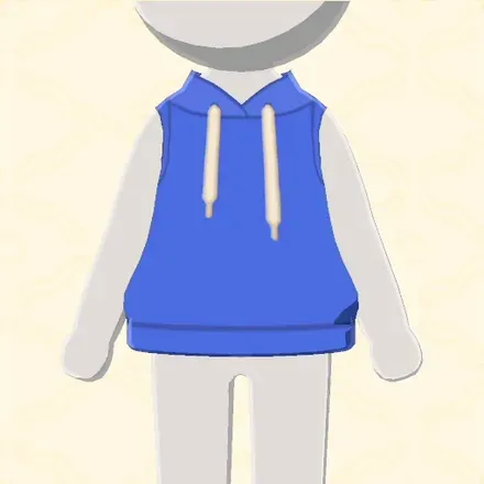 そでなしプルオーバーパーカー画像