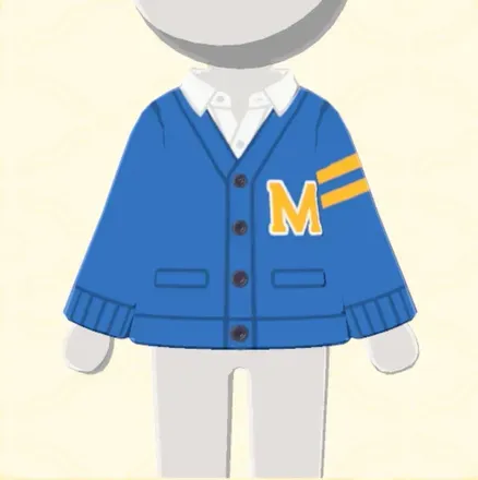 カレッジカーディガン画像