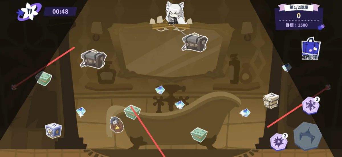 月夜を盗む白き影