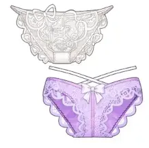 ラグジュアリーなパンツ画像