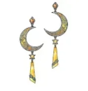 月夜のイヤリング画像