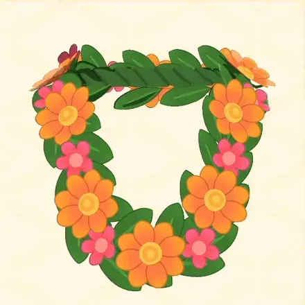 花の首飾り画像